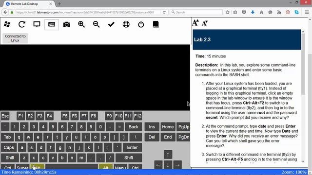 Linux+2.3 - switching terminals when keyboard input is captured by your local machine смотреть онлайн