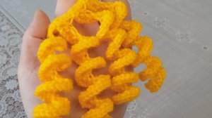 спиралька - завиток спицами