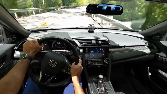 POV Short Drive in a 10th Gen Honda Civic Si in 4K смотреть онлайн