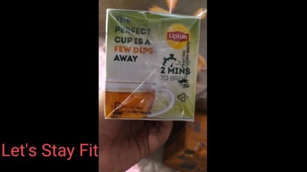 UNBOXING OF LIPTON TULSI NATURA GREEN TEA BAGS BOX(25 Bags) || FLIPKART|| GRAND SUJIT OFFICIAL