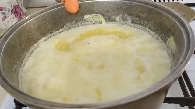 Нежная молочная кукурузная каша смотреть онлайн