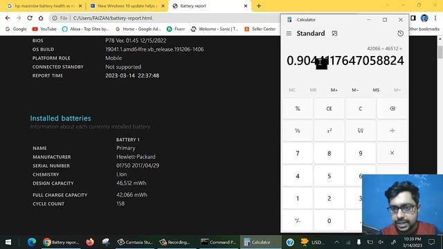 how to check laptop battery health windows 10 | Check Laptop Battery Report смотреть онлайн