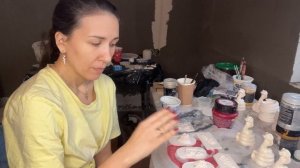 Делаю новые статуэтки из гипса