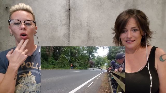 American Couple Reacts: ISLE OF MAN TT RACE 2022: FIRST REACTION SEEING THE RACE! This Was CRAZY!!!