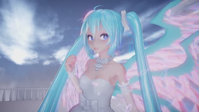 [MMD] Hand In Hand /fairytime/WeddingMiku