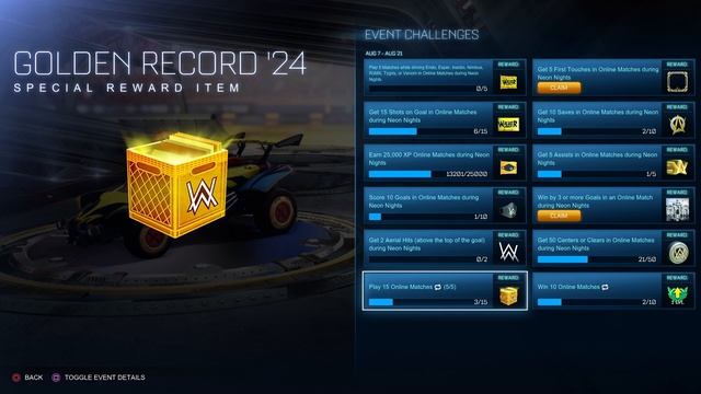 Rocket League Season 15 Neon Nights Featuring Alan Walker Rewards смотреть онлайн