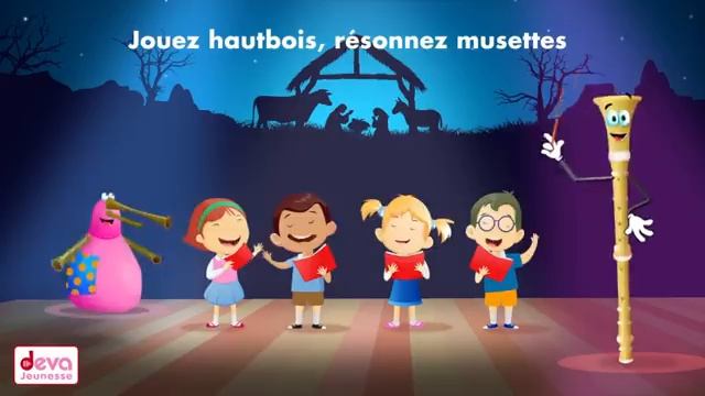 Il est né le divin enfant avec Paroles Chanson de Noël des petits (360p) смотреть онлайн