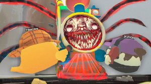 😨 Мы 24 часа Следили за Этим Жутким ПАРОВОЗИКОМ в Чикен Ган! *Choo choo Charles* Chicken Gun