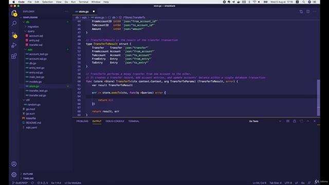 008 A clean way to implement database transaction in Golang смотреть онлайн