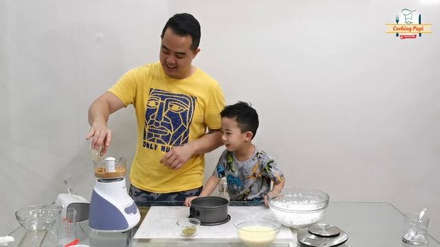 GREEN TEA MOUSSE CAKE SIMPLE STEP!! смотреть онлайн