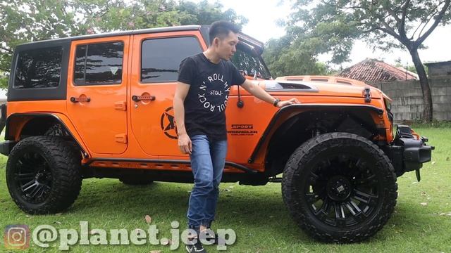 KERENN...!! MODIFIKASI JEEP WRANGLER JK CRUSH ORANGE 👍😁 || "SEXY ORANGE" смотреть онлайн