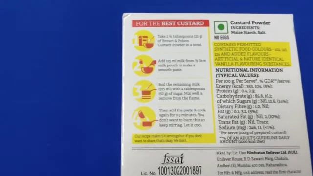 brown polson custard powder review | how to use custard powder | price | смотреть онлайн
