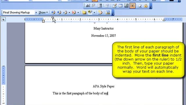 Formatting a Research Paper in APA Style смотреть онлайн