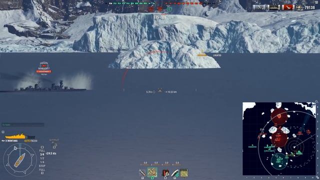 World of Warships - Montana - Devastating Strikes смотреть онлайн