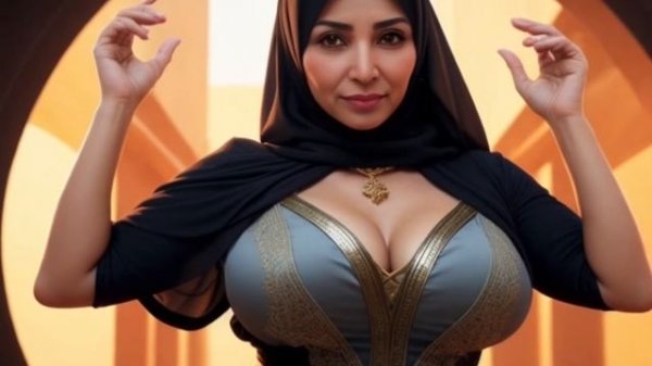 Exclusive Arabic Women's Fashion Of Beauty | Natural Older Women