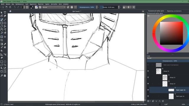 Создание нового рассказчика на канале | Рисование (Таймлапс) смотреть онлайн