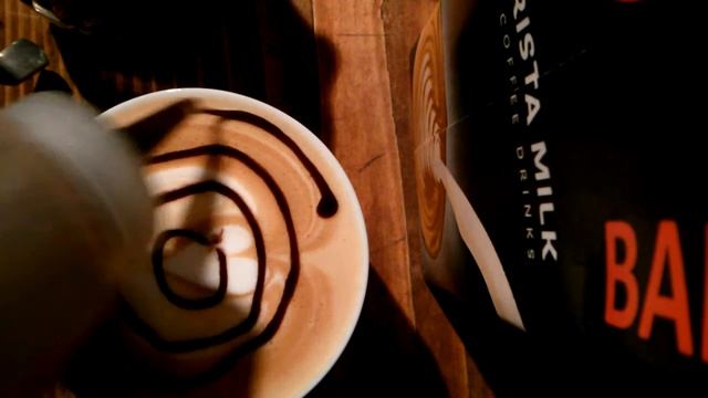 Latte art,etching art,Barista Motan смотреть онлайн