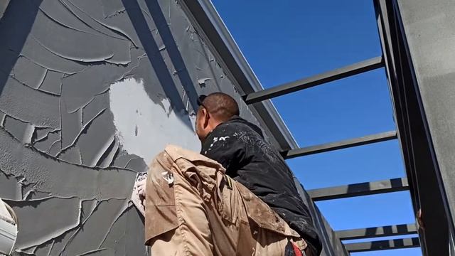 Construction project facade renovation BEFORE and AFTER. Реновация фасада здания До и После. смотреть онлайн