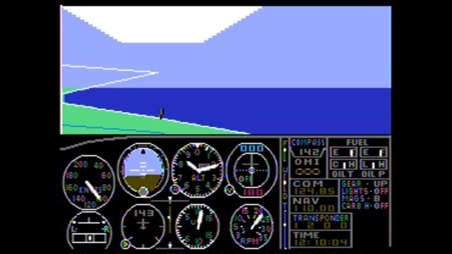 Flight Simulator 1.05 - 1982 - IBM PC 128k