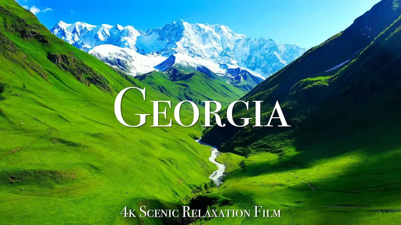 Georgia 4K - Scenic Relaxation Film With Calming Music смотреть онлайн
