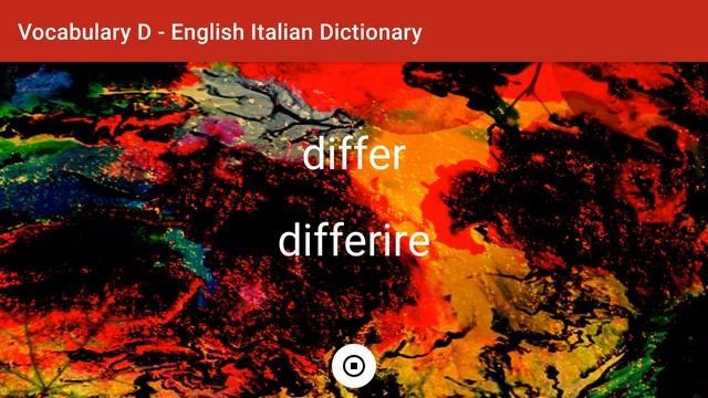 English - Italian Dictionary - Vocabulary D смотреть онлайн
