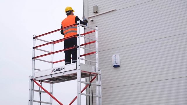 TeleSafe XL Premium - Çağsan Merdiven iki parçalı Alüminyum iskele Model: S006XL смотреть онлайн