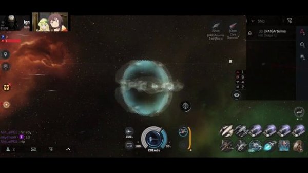 EVE Echoes PvP - Bombard Tactics Implant is Funny #3 - Dominix Navy Issue/Stratios LowSec Hunt