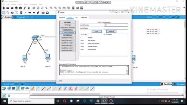 Setting up vlan vtp and inter vlan in Cisco packet tracer смотреть онлайн