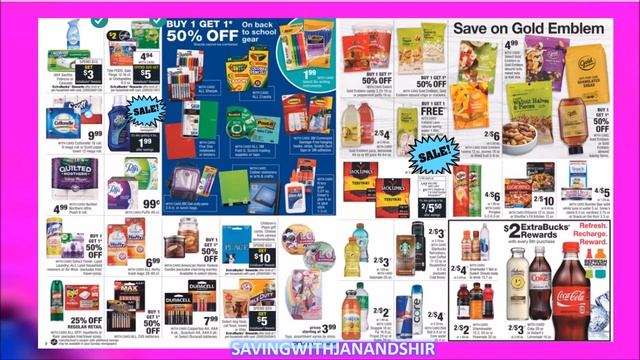 CvS Buy 3 Sales August 26 Thru September 1, 2018