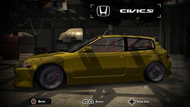 Need For Speed Most Wanted Honda Civic Modified смотреть онлайн