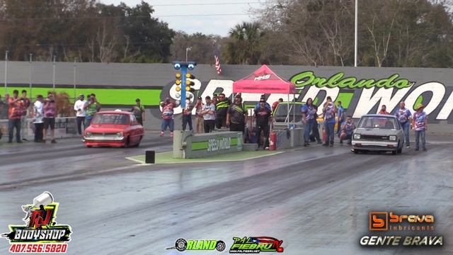 Mazda R100 Rotativo Nitroso Don Pascual en estreno en las Winter Nationals Orlando Speedworld 2022 смотреть онлайн