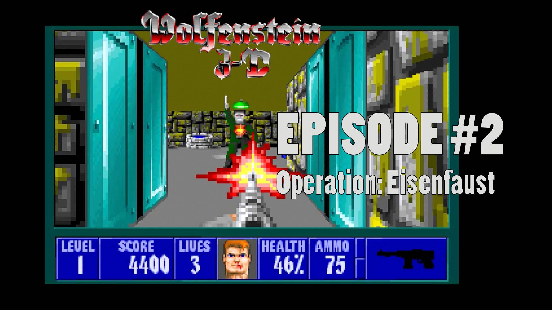 Wolfeinstein 3D - Episode 2 (прохождение DOS version) смотреть онлайн