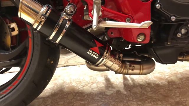 Black Widow exhaust - CB 1000R смотреть онлайн