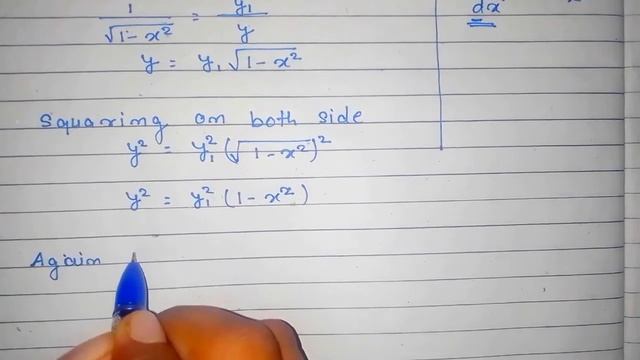 if x=sin(logy), Prove that (1-x^2)y2 - xy1 = y | Successive Differentiation Solution x=sin(logy) смотреть онлайн