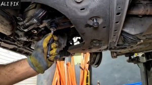 замена нижней подушки двигателя … Nissan Sentra