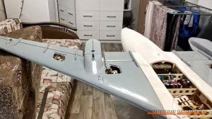 Процесс постройки радиоуправляемой модели самолёта ТУ-154