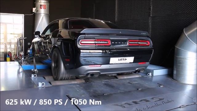 Dodge Challenger HELLCAT mit HMS Performance Downpipe, Sportkat, Klappenabgasanlage in 3 Zoll und L смотреть онлайн