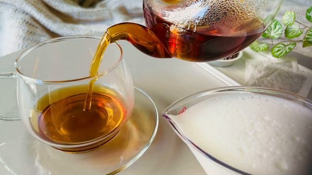 London Fog | Earl Grey Tea Latte | Canadian Cuisine 🇨🇦 | Homemade Starbucks London fog ☕️ смотреть онлайн