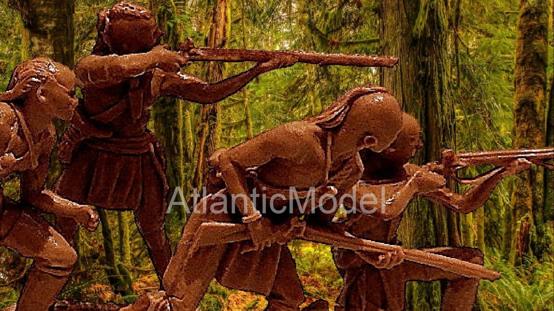 солдатики Barzso индейцы Гуроны набор 8 фигур 8 поз #6 Последний из Могикан ОРИГИНАЛ смотреть онлайн