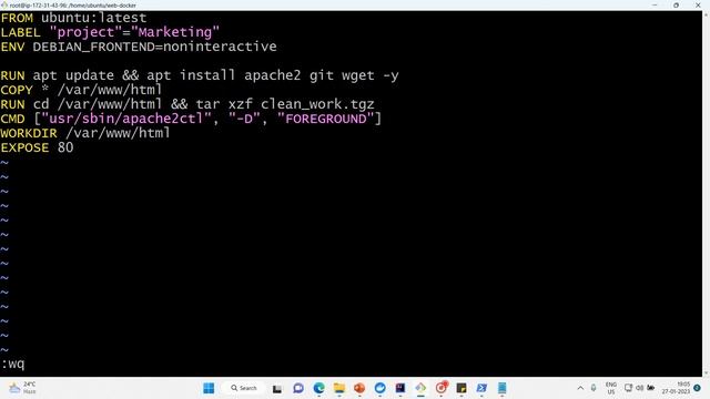 16 Containerizing static web application deployment смотреть онлайн