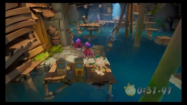 Crash bandicoot It's about time 4 Зов трофеев Всё прохождение 100% смотреть онлайн