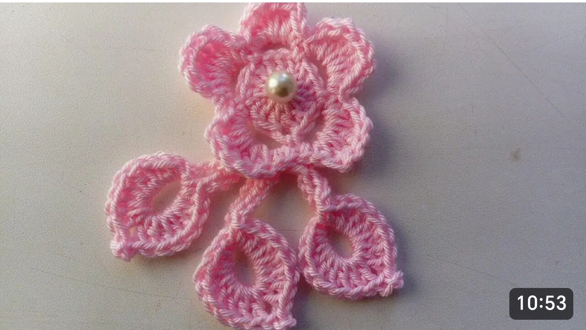 ЛИСТИКИ КРЮЧКОМ _ МАСТЕР КЛАСС №1 смотреть онлайн