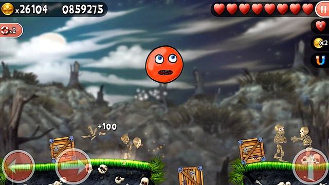 Квадрат огонь и вода! Красный шарик в лаве! Спасаем девочку шар! ИГРА Red BALL new от ФЛАВИОС смотреть онлайн