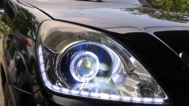 Honda CR-V โปรเจคเตอร์เลนส์ควบคุมเเสง Projector Bi-LED LASER PHOENIX PRO-MAX 55w