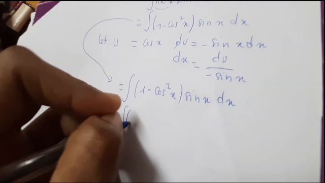 INTEGRALE DE sin^3x dx / INTEGRAL OF SIN^3 Xdx / easy tutorial смотреть онлайн