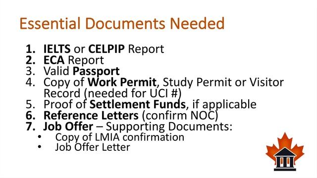 Express Entry Tips #1- Essential Documents смотреть онлайн