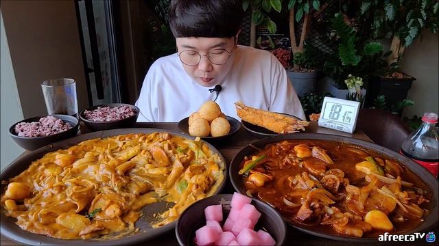 두찜 로제찜닭 빨간찜닭 30분안에치즈볼..밥까지 다먹으면 천만원!!