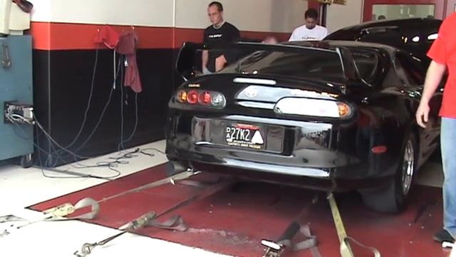 1000hp Toyota Supra on the dyno
