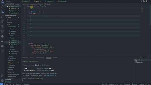 React webportfolio Projects Часть1 #12 смотреть онлайн