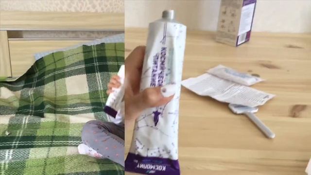 Мисс Динара пробует КОСМОПИТ 🚀 ( каша 🥣 рисовая с курагой ) | Miss Dinara tries a space food 😋🚀 смотреть онлайн